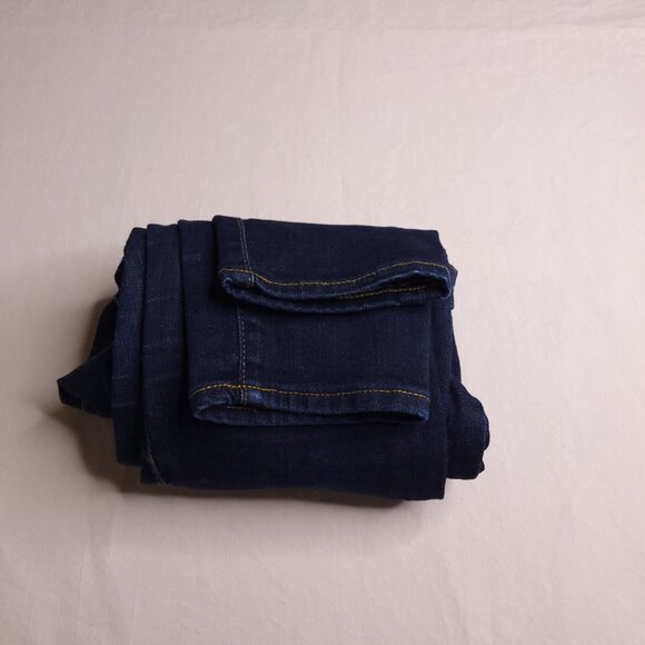 Gap 1969 Womens True Skinny Jeans 26 Short Mid Rise Dark Wash Stretch - Picture 6 of 8
